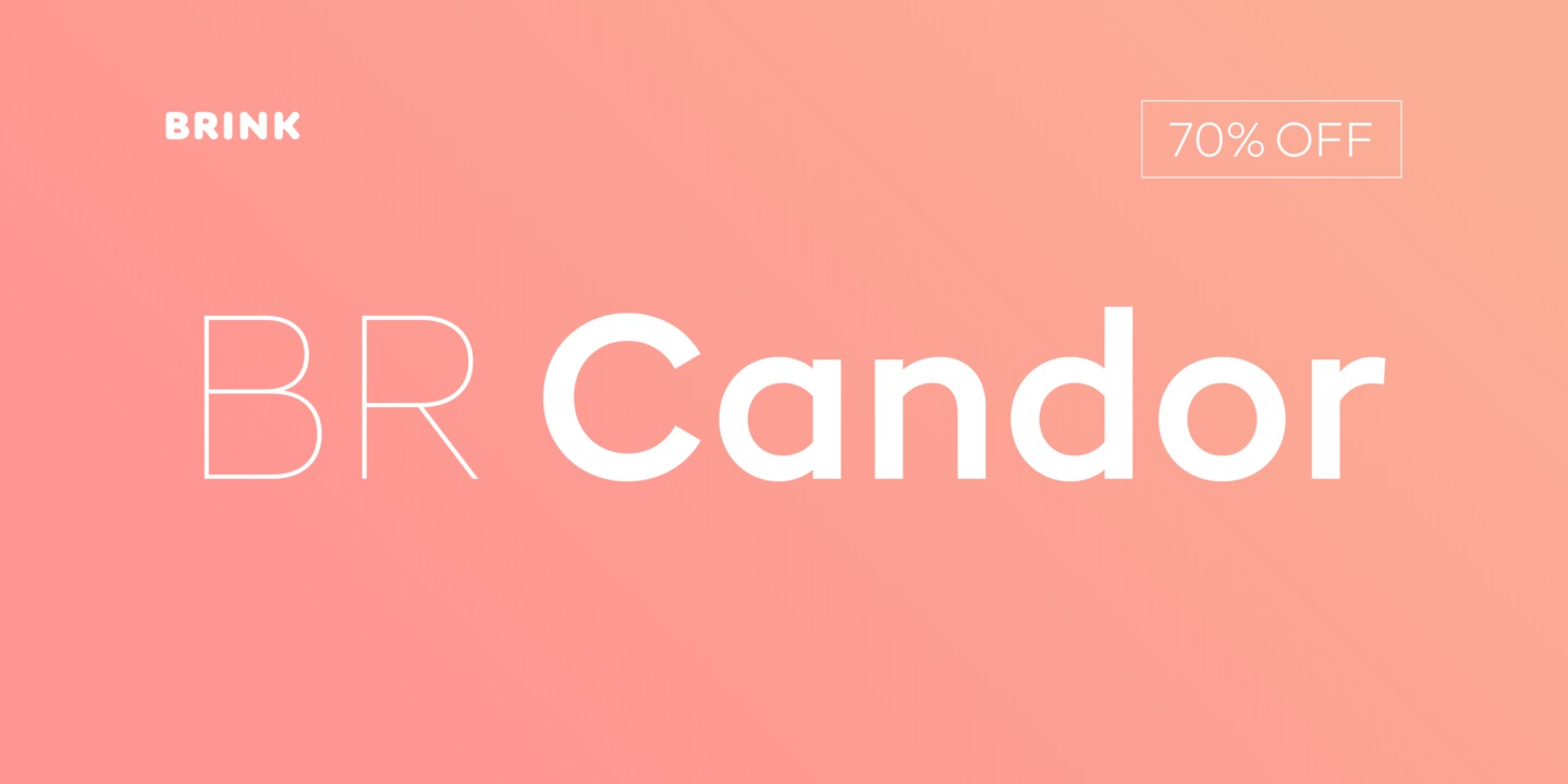 Beispiel einer BR Candor-Schriftart #16